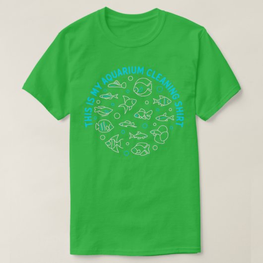 これは私の水族館のクリーニング36 Tシャツ (デザイン正面)