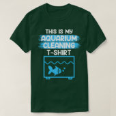 これは私の水族館清掃シャツアクリだ Tシャツ (デザイン正面)