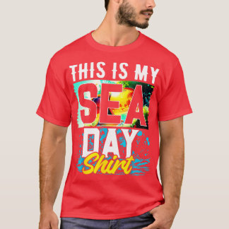 これは私の海の日クルーズおもしろいファミリーマッチング Tシャツ