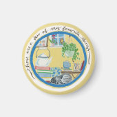 これは私の物の中でお気に入りのは磁石だ マグネット (正面)