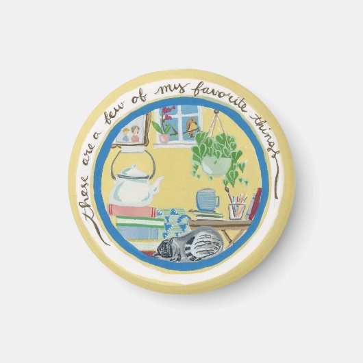 これは私の物の中でお気に入りのは磁石だ マグネット (正面)