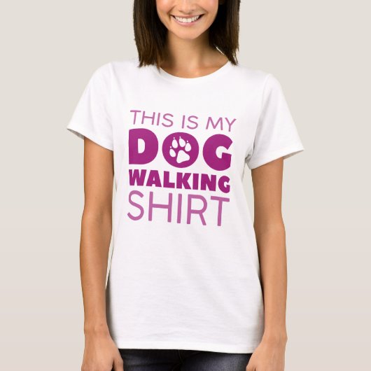これは私の犬の歩くシャツだ Tシャツ (正面)