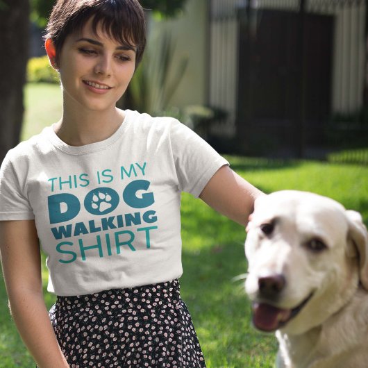 これは私の犬の歩くシャツだ Tシャツ