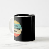 これは私の石鹸だ ツートーンマグカップ (正面左)