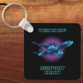 これは私の空港シャツファミリートラベル キーホルダー (正面)