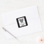 これは私の空港シャツファミリートラベル スクエアシール (封筒)