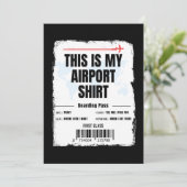 これは私の空港シャツファミリートラベル 招待状 (スタンド正面)