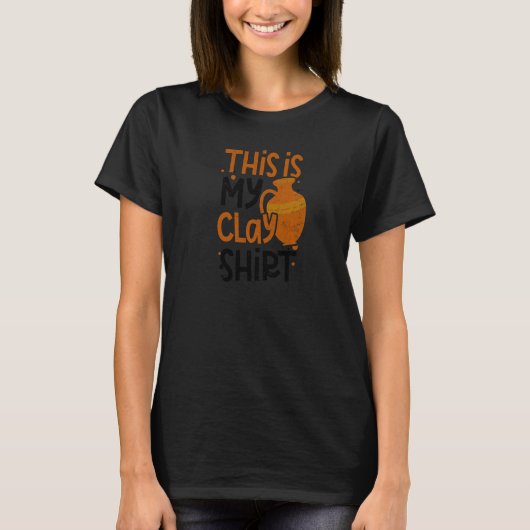 これは私の粘土細工ポッターだ Tシャツ (正面)