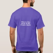 "これは私の紫色のワイシャツ"、ワイシャツです Tシャツ (裏面)
