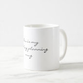 これは私の結婚式の計画のマグの原稿のフォントです コーヒーマグカップ (正面右)
