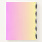 これは私の考え過ぎの本だ – かわいいピンクのノート ノートブック (裏面)