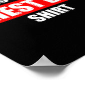 これは私の胸の日の体重トレーニングジムおもしろいBod ポスター (角)