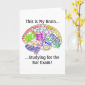 これは私の脳…バー試験 カード (黄色い花)