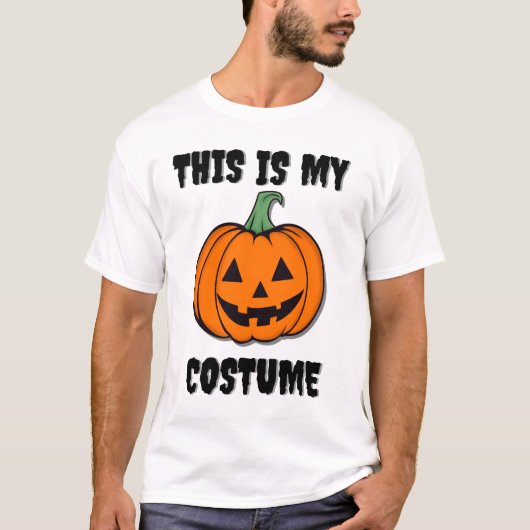 これは私の衣装の面白いハロウィーン Tシャツ (正面)