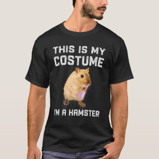 これは私の衣装はハムスターのハロウィーンだ Tシャツ
