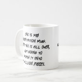 これは私の論文マグだ コーヒーマグカップ (正面左)