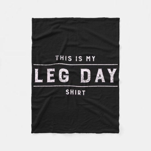 これは私の足の日シャツメンズジムおもしろいボディビル フリースブランケット (正面)