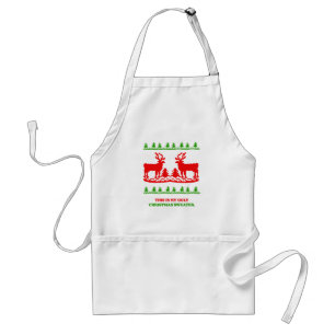 これは私の醜いクリスマスのセーターです スタンダードエプロン