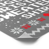 これは私の醜いクリスマスセーターには暑すぎる ポスター (角)