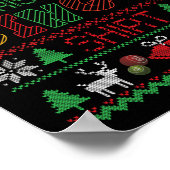 これは私の醜いクリスマスビンゴ賭博クリスマスゲーム ポスター (角)
