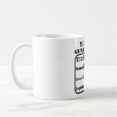 これは私の銃の割り当てです コーヒーマグカップ (左)