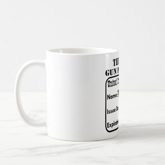 これは私の銃の割り当てです コーヒーマグカップ (左)