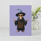 これは私の面白いハロウィーンの衣装の完璧な衣装である 招待状 (スタンド正面)