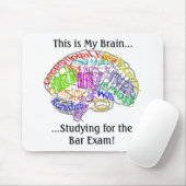 これは私の頭脳の…司法試験です マウスパッド (マウス)