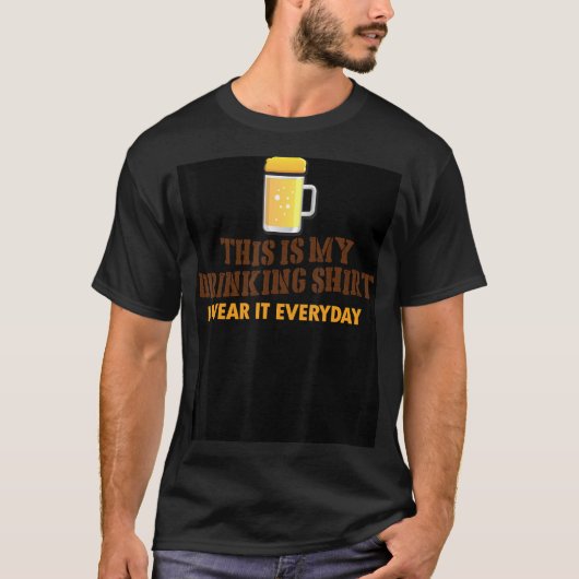 これは私の飲みワイシャツだ毎日衣服Brewi Tシャツ (正面)