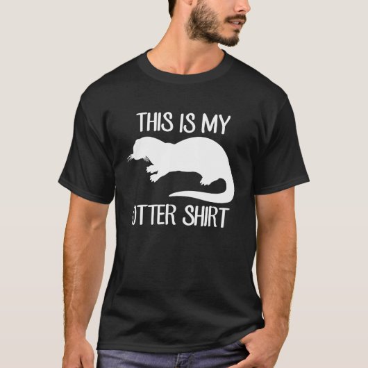 これは私の飼い犬のオッターパンだ Tシャツ (正面)