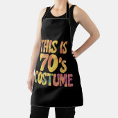 これは私の70の衣装グルービー絞り染めハロウィーン エプロン (インサイチュ)