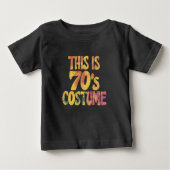 これは私の70の衣装グルービー絞り染めハロウィーン ベビーTシャツ (正面)