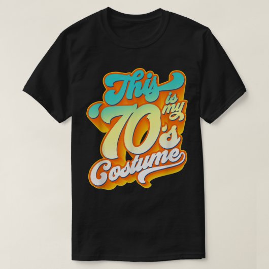 これは私の70年代のコスチュームヴィンテージレトロ1970年代 Tシャツ (デザイン正面)