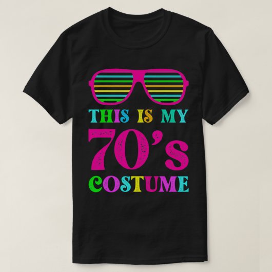 これは私の70年代のコスチューム面白いハロウィーン1970年代70年代  Tシャツ (デザイン正面)