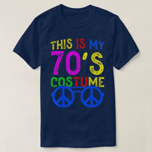 これは私の70年代のコスチューム面白いハロウィーン70年代の1970年代 Tシャツ (デザイン正面)