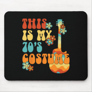 これは私の70年代のコスチュームGroovy Peaceおもしろい Hallowee マウスパッド