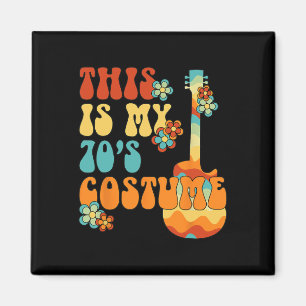 これは私の70年代のコスチュームGroovy Peaceおもしろい Hallowee マグネット