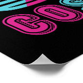 これは私の70年代の衣装レトロ70年代のパーティーである ポスター (角)