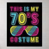 これは私の70年代の衣装レトロ70年代のパーティーである ポスター (正面)