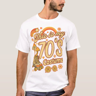 これは私の70年代の衣装70年代のおもしろい衣装グロ Tシャツ