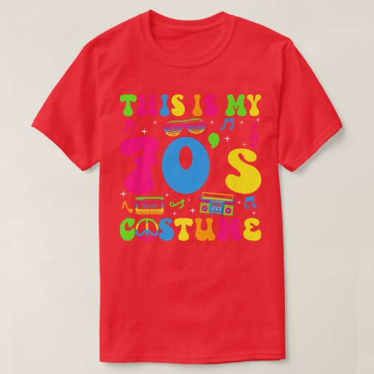 これは私の70s衣装70sパーティー1970sハロウィーンC Tシャツ (デザイン正面)
