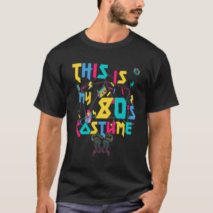 これは私の80の衣装1980ゲーマーおたくパーティーディスクである Tシャツ