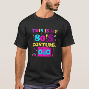 これは私の80年代のコスチューム衣装の女性男性80代R Tシャツ
