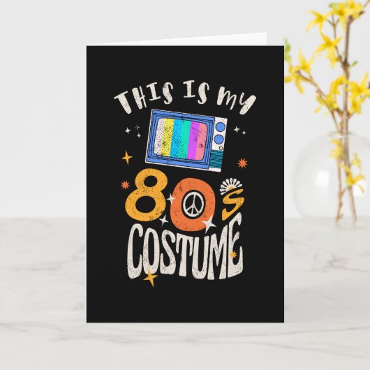 これは私の80年代の衣装の効果グランジだ カード (黄色い花)