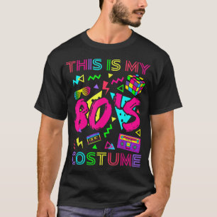 これは私の80年代の衣装1980年代のパーティー80年代の衣装の男性である Tシャツ