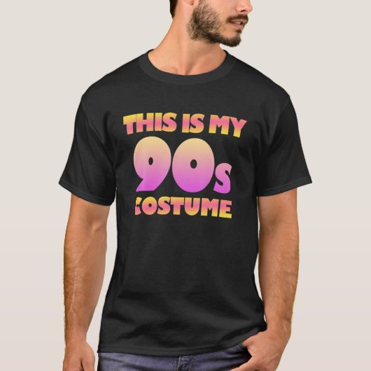 これは私の90年代の衣装ハロウィーン90年代の子供の衣装である Tシャツ (正面)