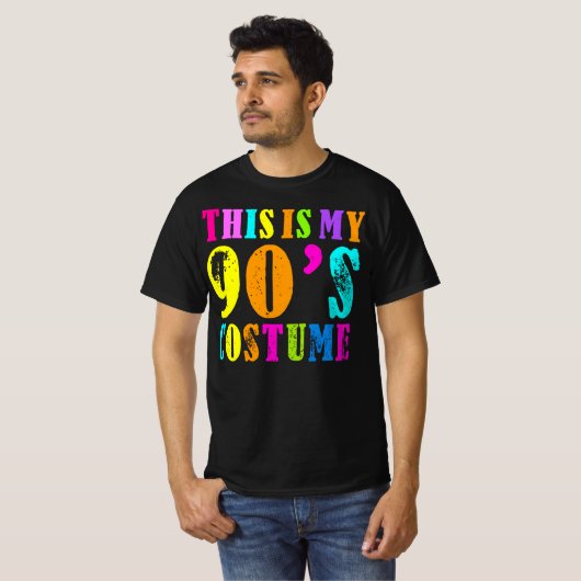 これは私の90s衣装である – ヴィベレトロパーティー衣装W Tシャツ (正面フル)