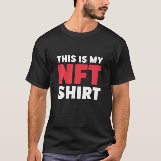 これは私のNFT暗号化トークンコインことわざ おもしろい Tシャツ (正面)
