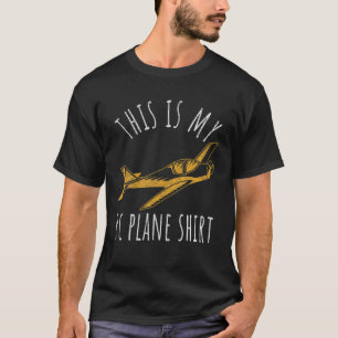 これは私のRC飛行機モデルおもしろい飛行機レトロVinである Tシャツ