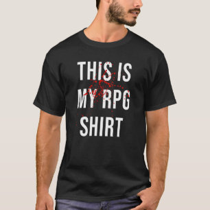 これは私のRPGダンジョンDMマスターD20ドラゴン Tシャツ
